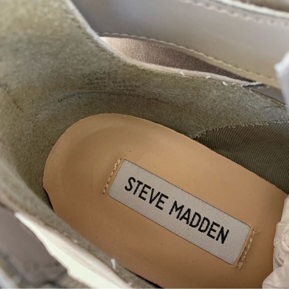 Steve Madden Womens Defiant Grey Suede Pointed Toe Ankle Boots Size US 9 M - Picture 2 of 11